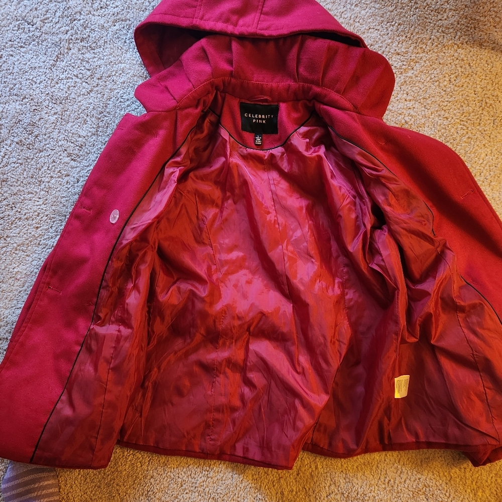 Red Hooded Jacket - Picture 4 of 6